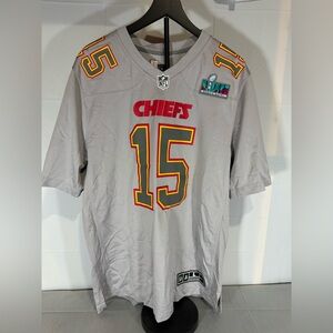NFL Nike Kansas City Chiefs Jersey #15 Mahomes from Super Bowl LVII Size Large